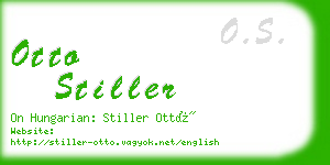 otto stiller business card